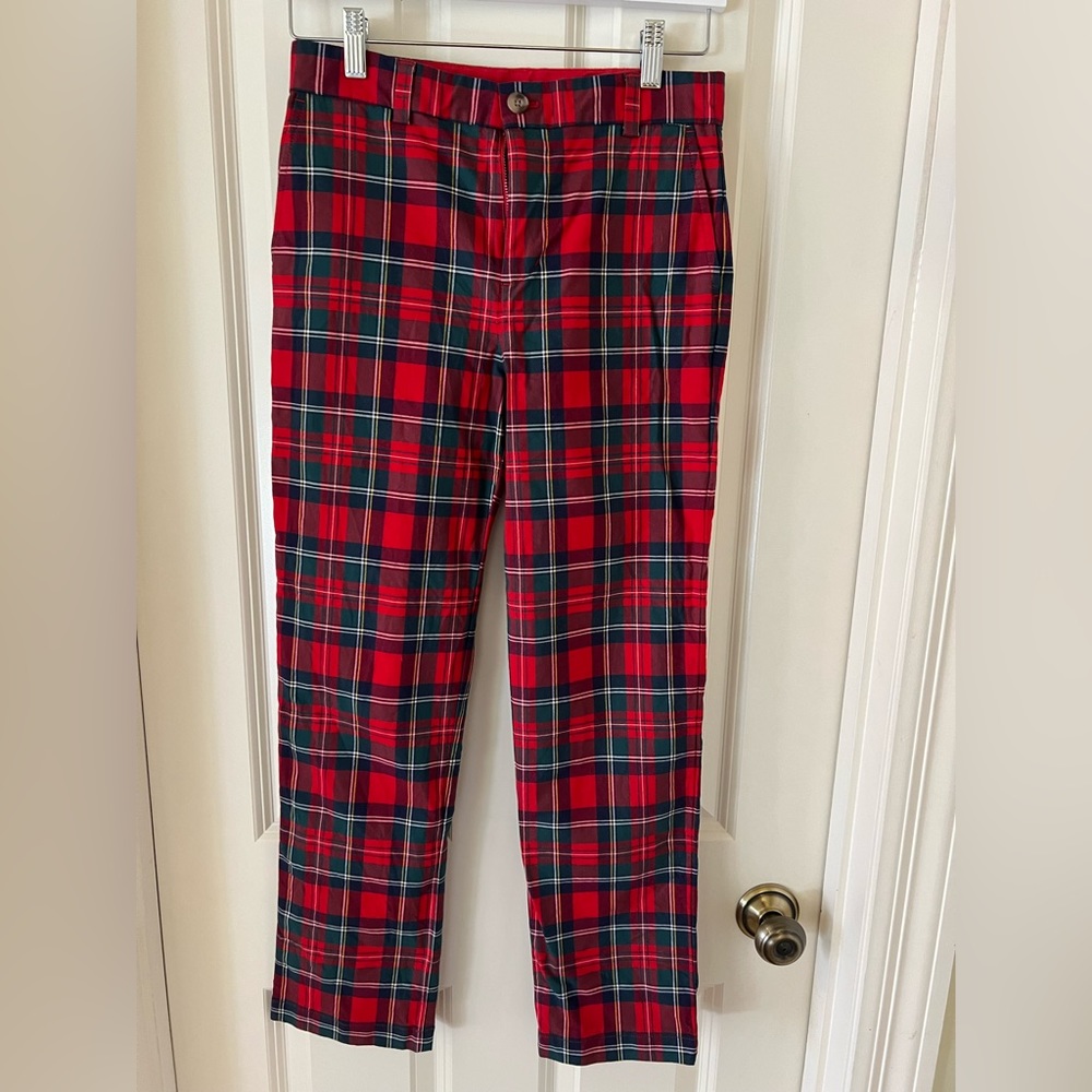 Vineyard Vines Boys Christmas Plaid pants